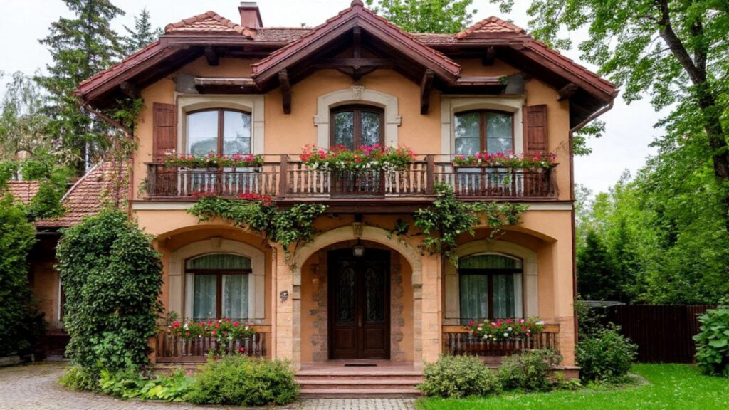 Внешняя отделка фасада 